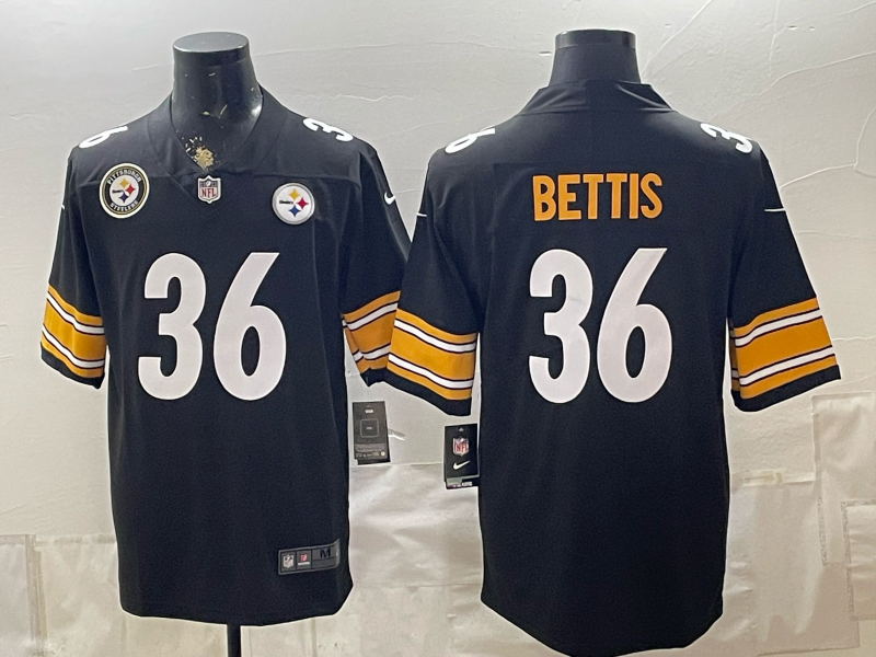 2026 Men Pittsburgh Steelers #36 Bettis Black Limited Nike NFL Jersey 0829009